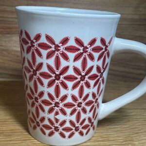 Royal Norfolk Dutch Red Floral Ceramic Grannycore Cottage Coffee Mug Mom